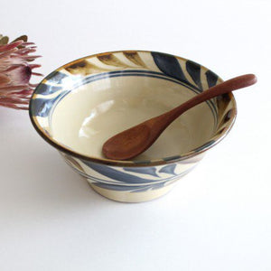 Toshin Kiln Ramen Bowl Deigo Arabesque  | Tsuboya Ware Yachimun-Detail7