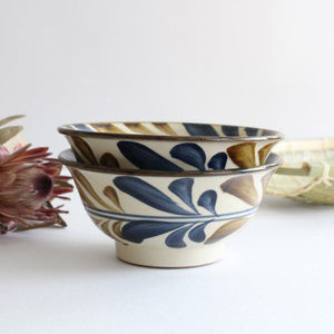 Toshin Kiln Ramen Bowl Deigo Arabesque  | Tsuboya Ware Yachimun-Detail10