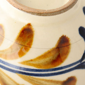 Toshin Kiln Soup Bowl Deigo Arabesque | Tsuboya Ware Yachimun-Detail11