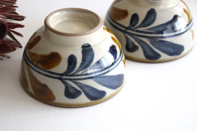 Toshin Kiln Soup Bowl Deigo Arabesque | Tsuboya Ware Yachimun-Detail3