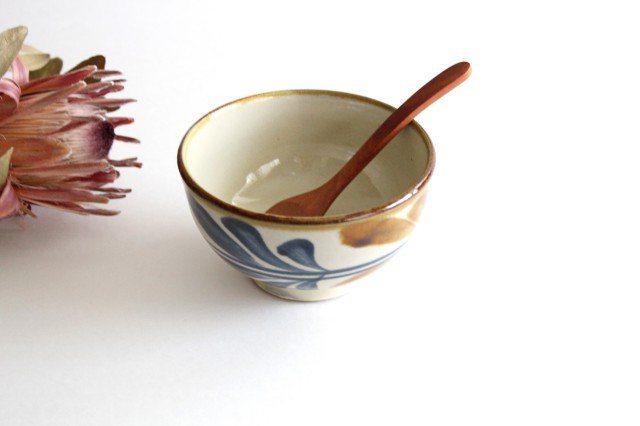 Toshin Kiln Soup Bowl Deigo Arabesque | Tsuboya Ware Yachimun-Detail7