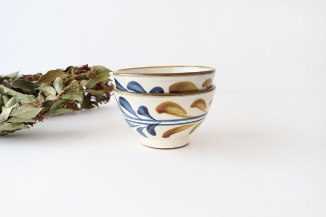 Toshin Kiln Soup Bowl Deigo Arabesque | Tsuboya Ware Yachimun-Detail10