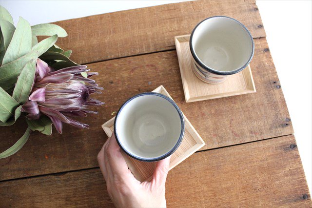 Toshin Kiln Soba Choko Red Bougainvillea Small | Free Cup Tsuboya Ware Yachimun-Detail2
