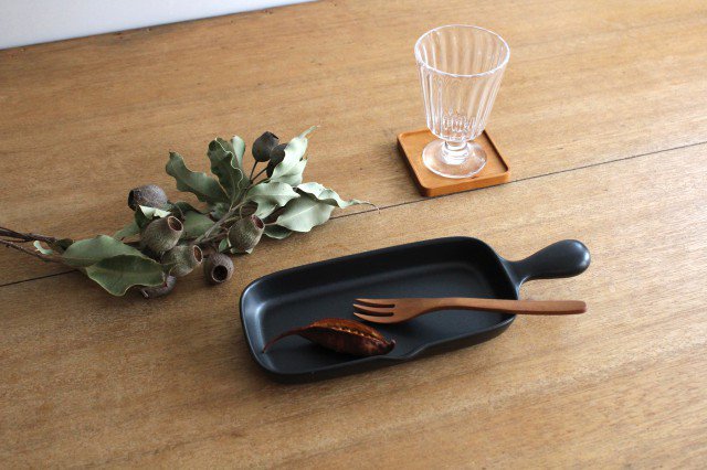 Grill Long Square Hand Plate Heat-resistant | Banko Ware