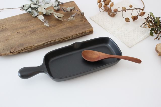 Grill Long Square Hand Plate Heat-resistant | Banko Ware