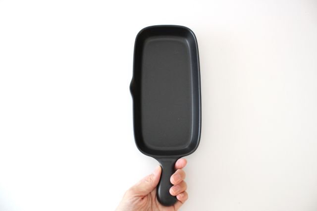 Grill Long Square Hand Plate Heat-resistant | Banko Ware