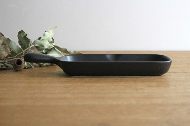 Grill Long Square Hand Plate Heat-resistant | Banko Ware