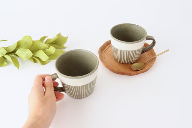 Mug AKI(Autum) Gray | Mino Ware