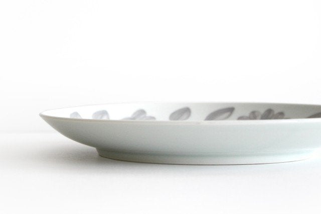 Round Plate Daisy Gray 22㎝/8.6in | Hasami Ware
