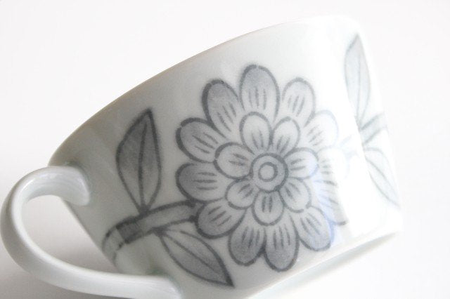 Mug Gray Daisy | Hasami Ware