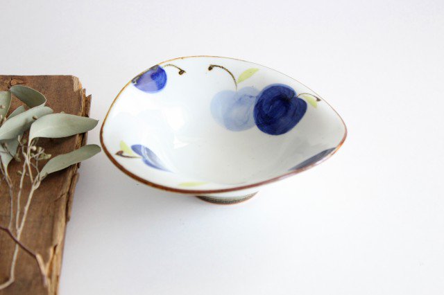 Deformed Bowl Blue Apple M | Serving Bowl Hasami Ware