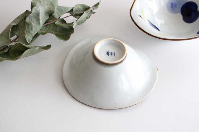 Deformed Bowl Blue Apple M | Serving Bowl Hasami Ware