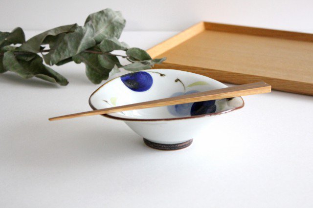 Deformed Bowl Blue Apple M | Serving Bowl Hasami Ware