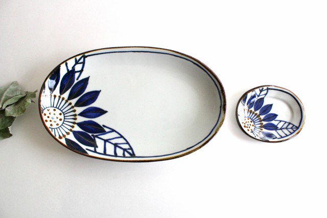 Sauce Plate Blueme | Hasami Ware-Detail14