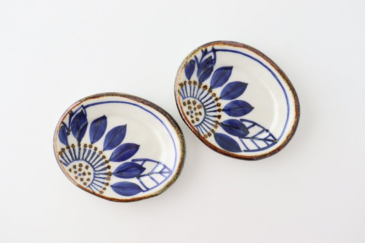 Sauce Plate Blueme | Hasami Ware