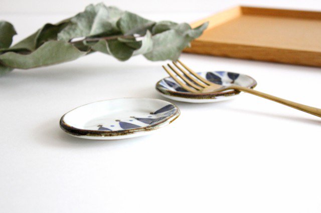 Sauce Plate Blue Petal | Hasami Ware
