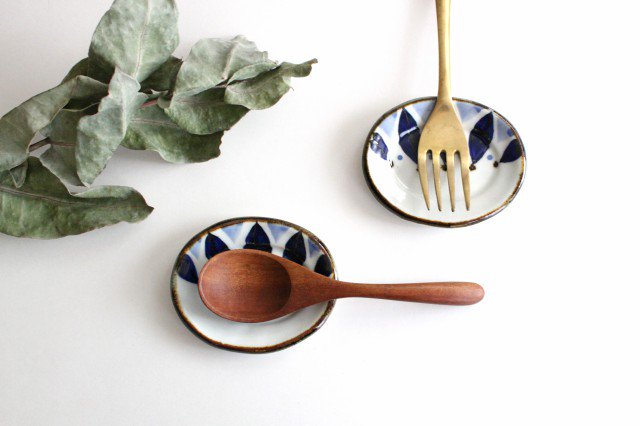 Sauce Plate Blue Petal | Hasami Ware