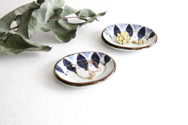 Sauce Plate Blue Petal | Hasami Ware