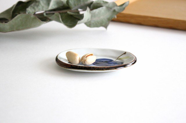 Sauce Plate Blue Apples | Hasami Ware
