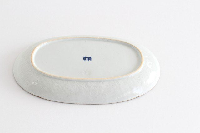 Oval Plate Blueme | Hasami Ware