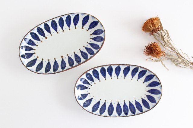 Oval Plate Petal | Hasami Ware