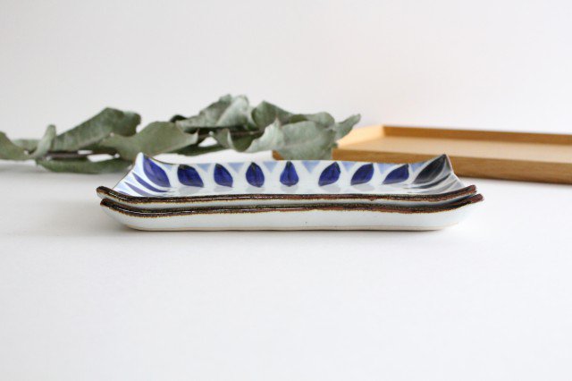 Rectangle Plate Petal |Sushi Plate Hasami Ware-Detail2