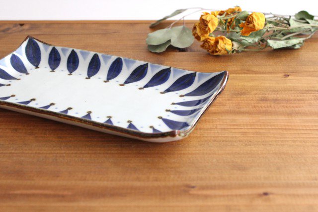 Rectangle Plate Petal |Sushi Plate Hasami Ware-Detail4