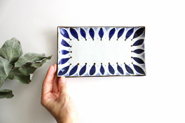 Rectangle Plate Petal |Sushi Plate Hasami Ware-Detail5