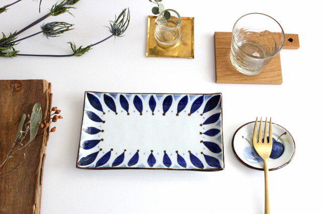 Rectangle Plate Petal |Sushi Plate Hasami Ware-Detail10