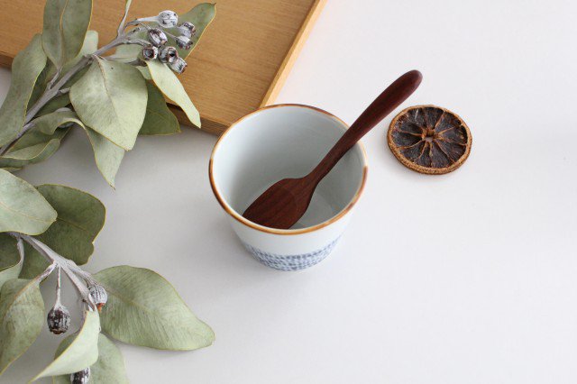 Soba Choko Blue Arabesque | Free Cup Arita Ware