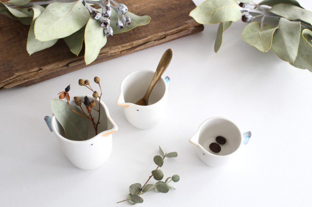 tori Bird 3-piece Mini Pots | Hasami Ware