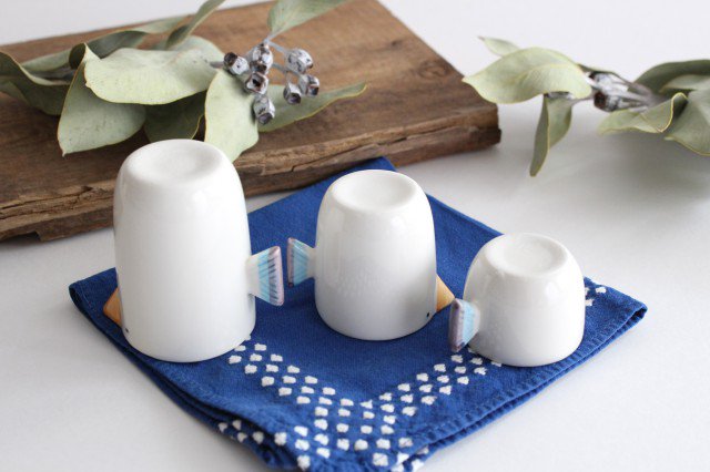 tori Bird 3-piece Mini Pots | Hasami Ware