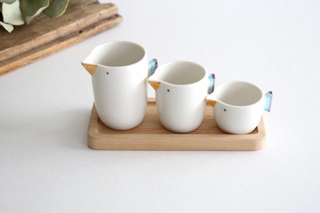 tori Bird 3-piece Mini Pots | Hasami Ware