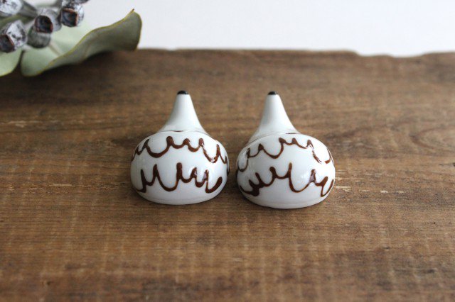Hedgehog Chopstick Rest Brownie | Hashioki Hasami Ware