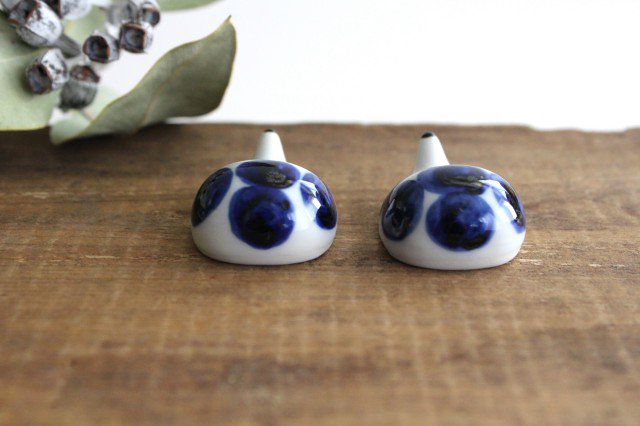 Hedgehog Chopstick Rest Bubbbles | Hashioki Hasami Ware