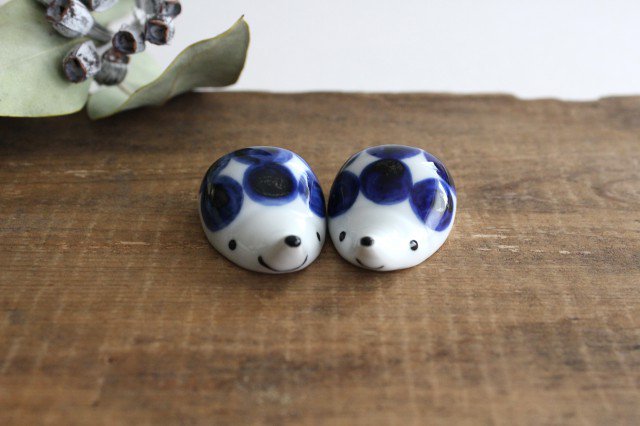Hedgehog Chopstick Rest Bubbbles | Hashioki Hasami Ware