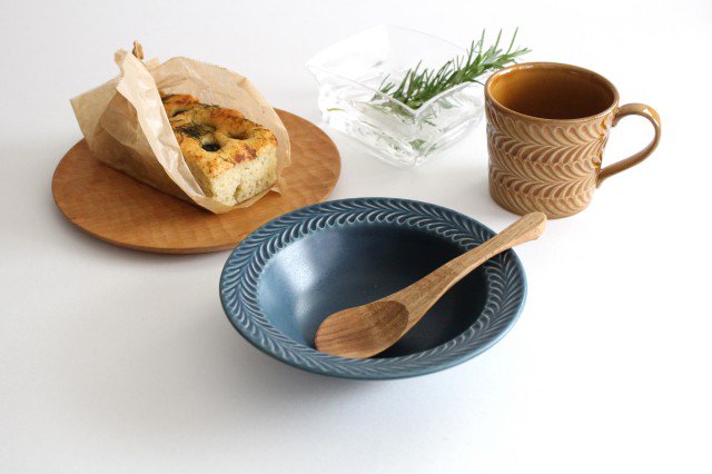 Round Bowl Rosemary Denim | Serving Bowl Hasami Ware