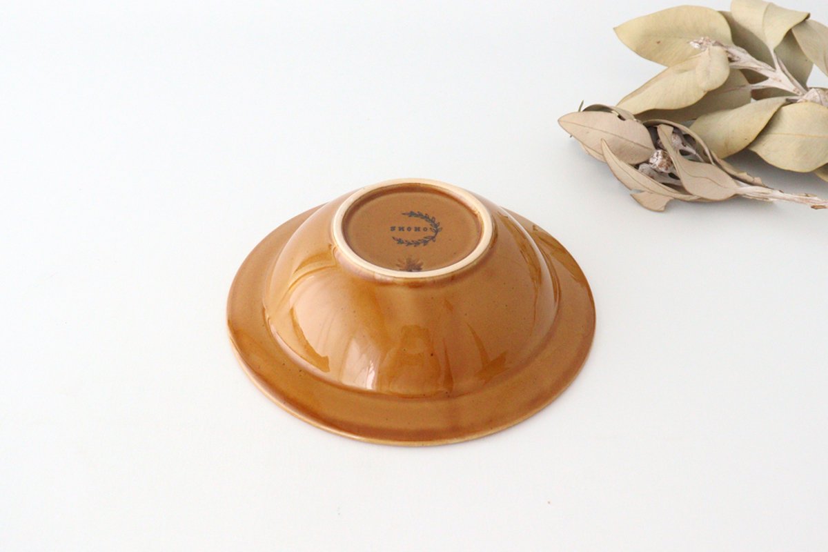 Round Bowl Rosemary Amber | Serving Bowl Hasami Ware