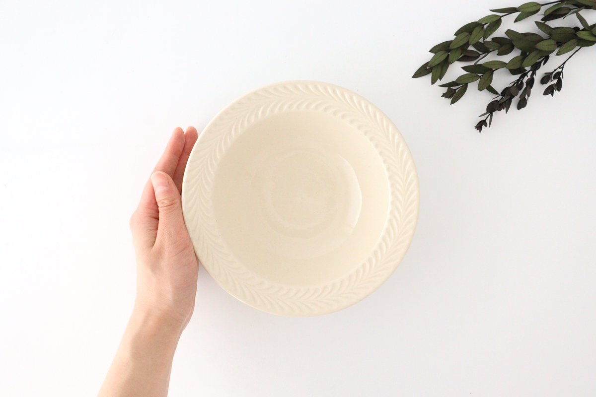 Round Bowl Rosemary Ivory | Serving Bowl Hasami Ware