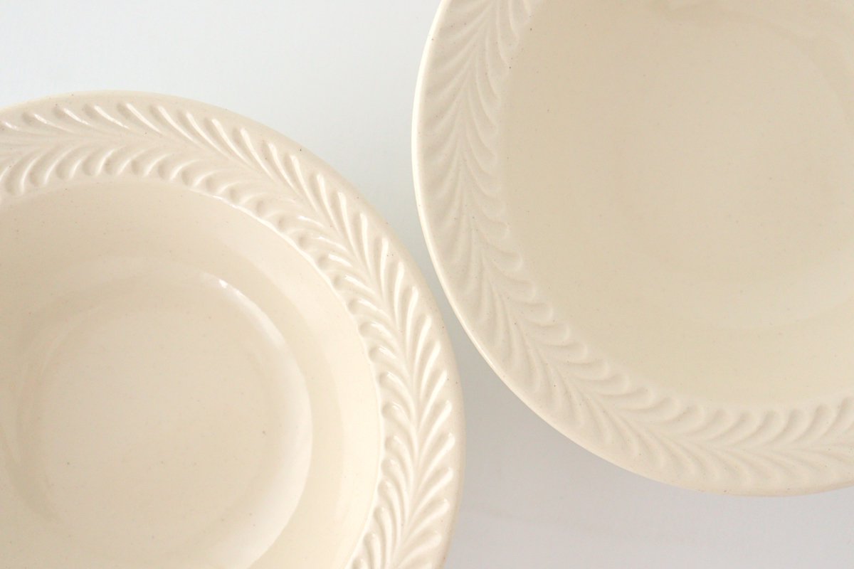 Round Bowl Rosemary Ivory | Serving Bowl Hasami Ware