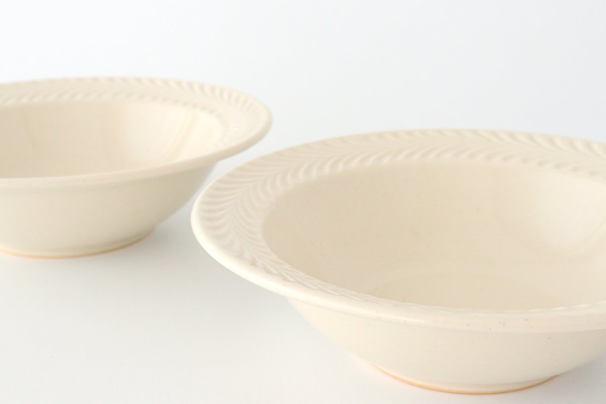 Round Bowl Rosemary Ivory | Serving Bowl Hasami Ware