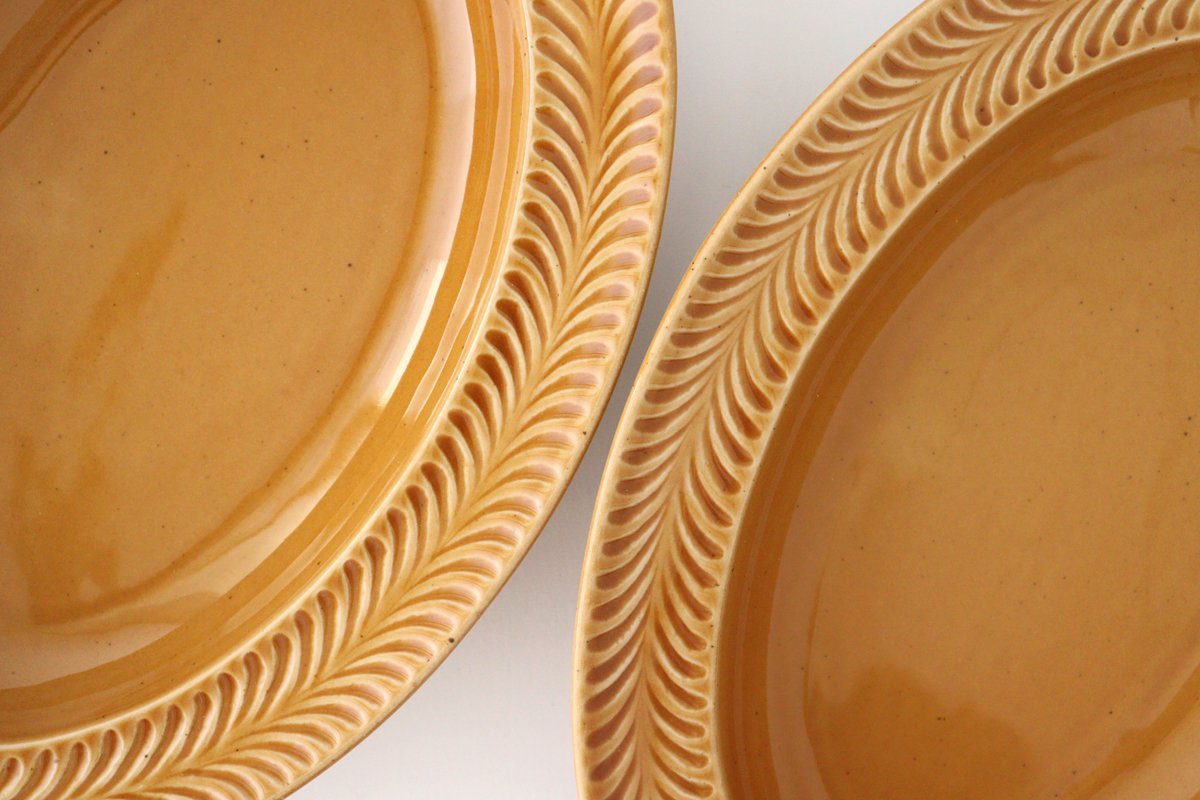 Oval Plate Rosemary Amber | Hasami Ware