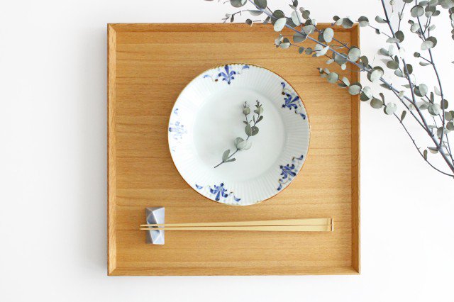 Koyo Kiln LEAVES Round Plate Shinogi 16.5cm/6.5in | Arita Ware-Detail5