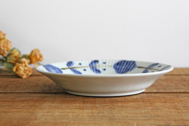 Koyo Kiln Round Plate Flower Wreath Shinogi 16.5cm/6.5in | Arita Ware-Detail6