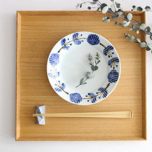 Koyo Kiln Round Plate Flower Wreath Shinogi 16.5cm/6.5in | Arita Ware-Detail7