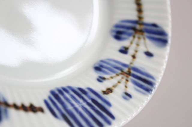 Koyo Kiln Round Plate Flower Wreath Shinogi 16.5cm/6.5in | Arita Ware-Detail8