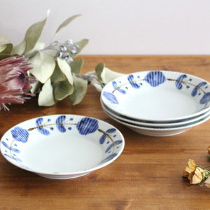 Koyo Kiln Round Plate Flower Wreath Shinogi 16.5cm/6.5in | Arita Ware-Detail9