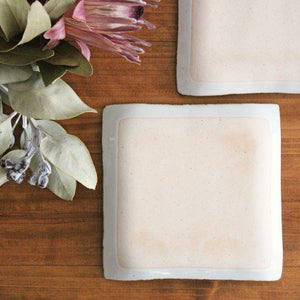 Square Plate Blue Flower 12cm/4.7in | Sushi Plate Hasami Ware-Detail3