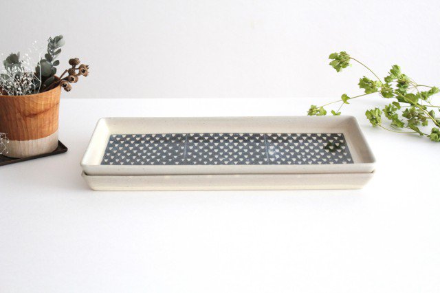 ORIME Rectangle Plate Pique Brown | Sushi Plate Hasami Ware-Detail2