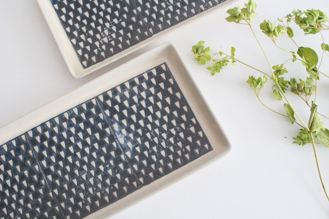 ORIME Rectangle Plate Pique Brown | Sushi Plate Hasami Ware-Detail9